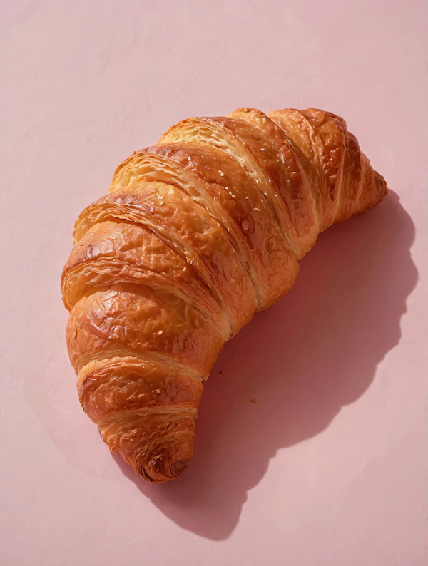 Golden Croissant Display