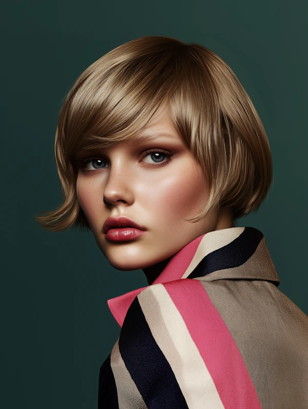 Chic Blonde Portrait