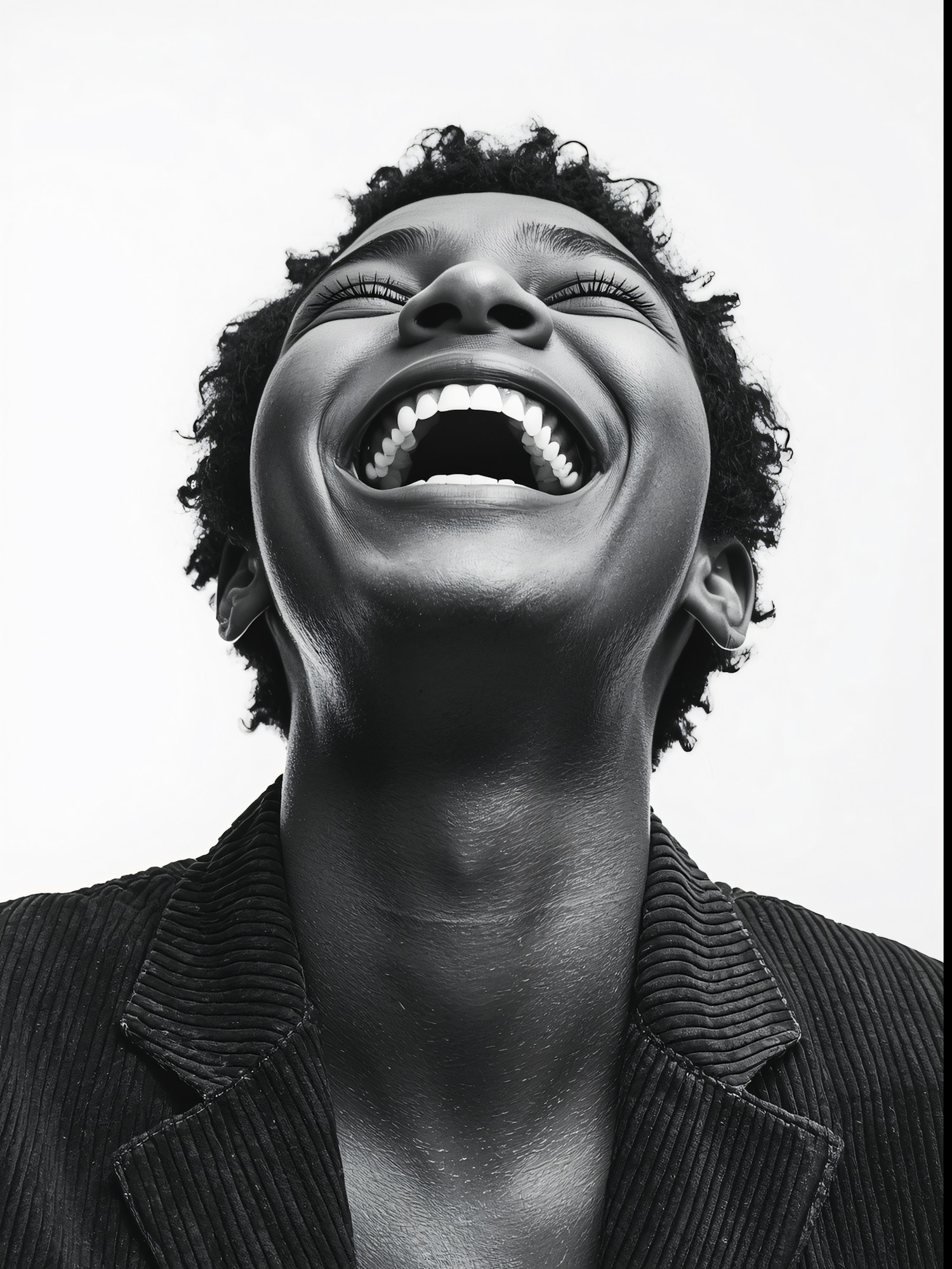 Radiant Laughter Portrait