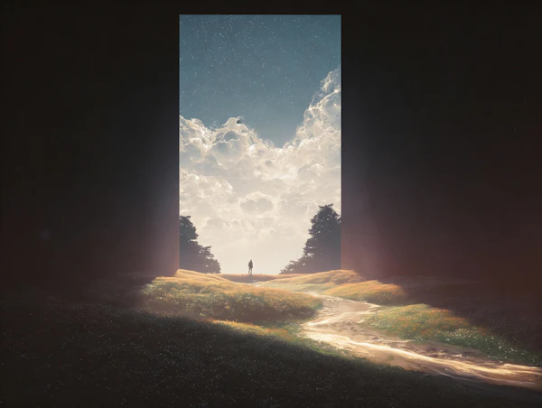 Golden Portal Landscape