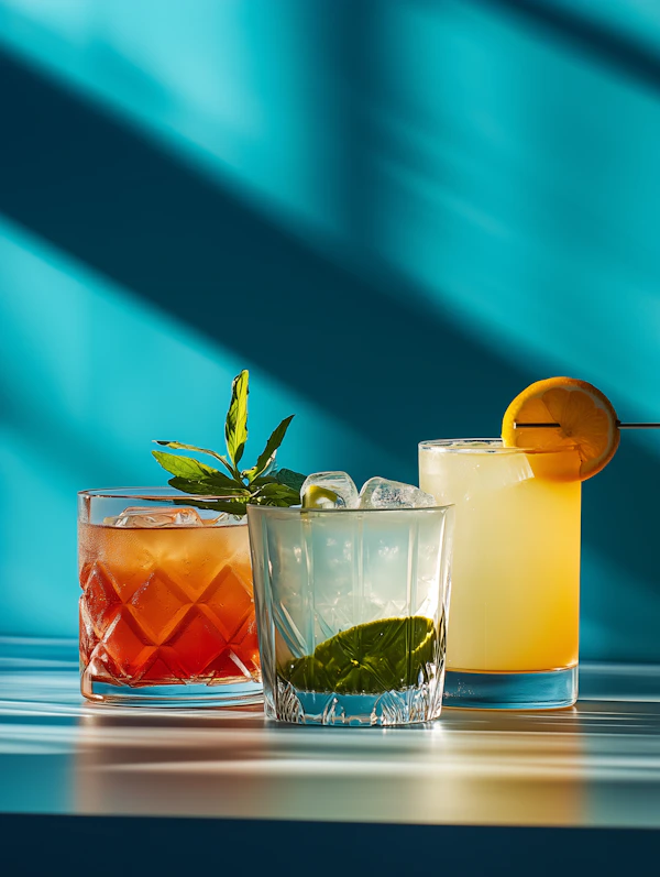 Vibrant Cocktail Trio