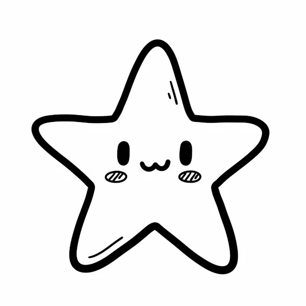 Smiling Star Illustration