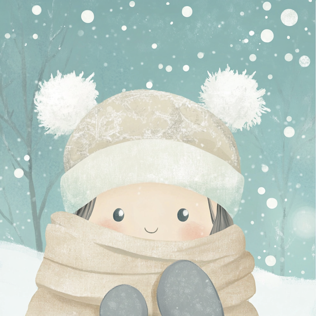 Cozy Winter Child