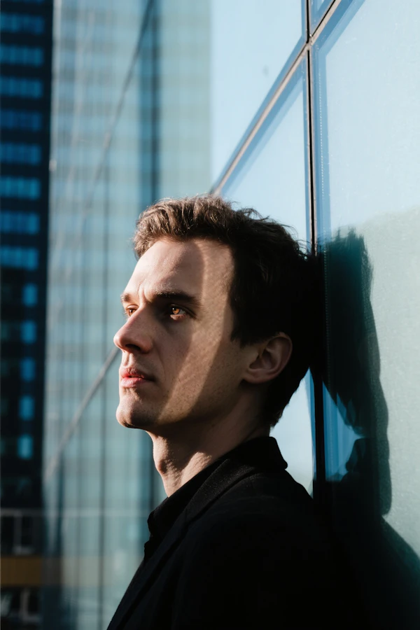 Contemplative Urban Portrait