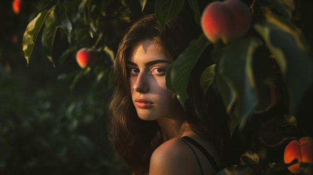 Serene Woman in Nature