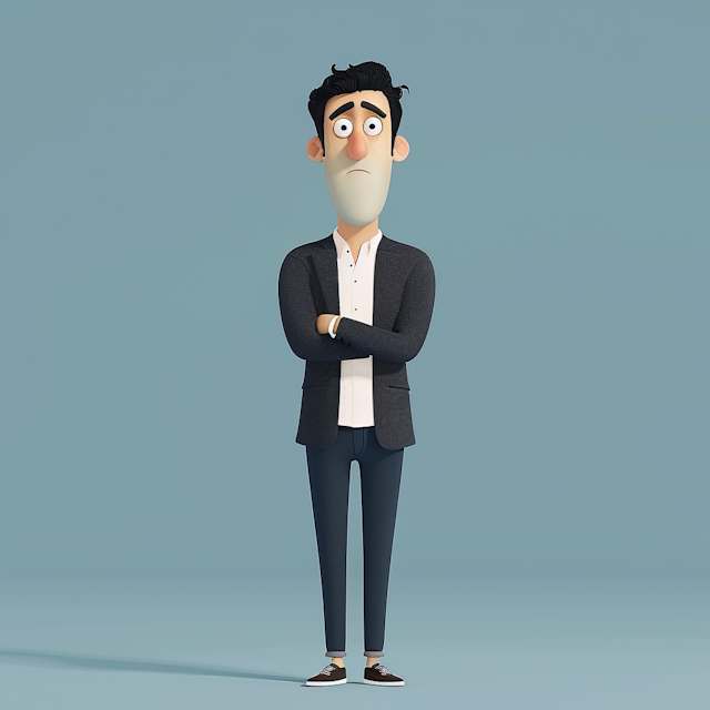 Cartoon Man Illustration