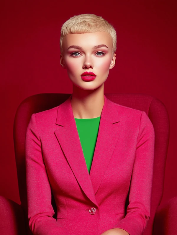 Bold Portrait of Woman