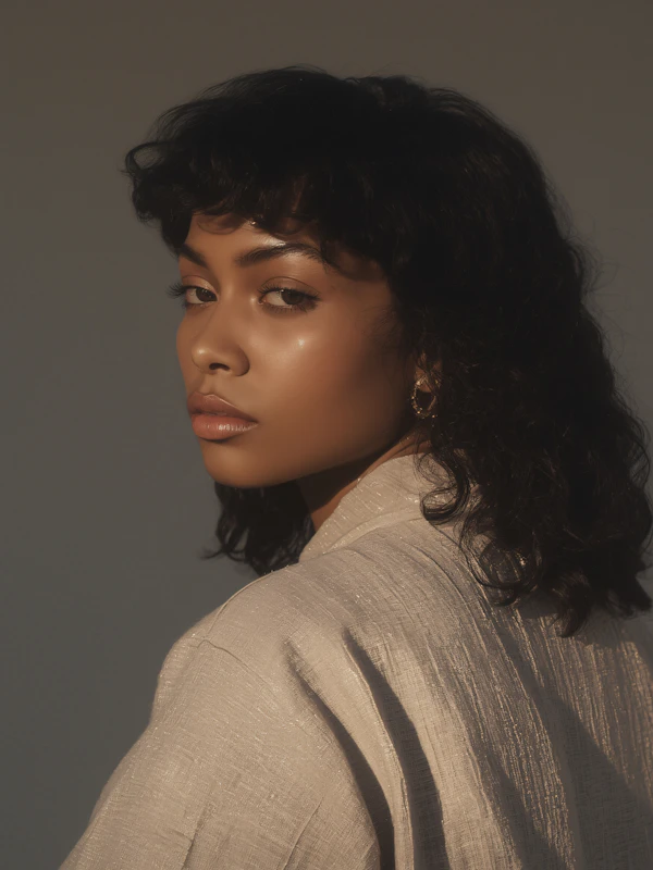 Warm Portrait Gaze