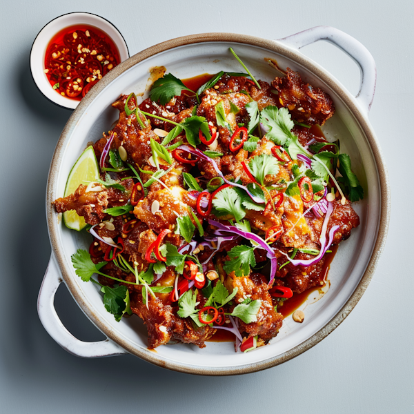 Asian Cuisine - Glazed Fried Chicken