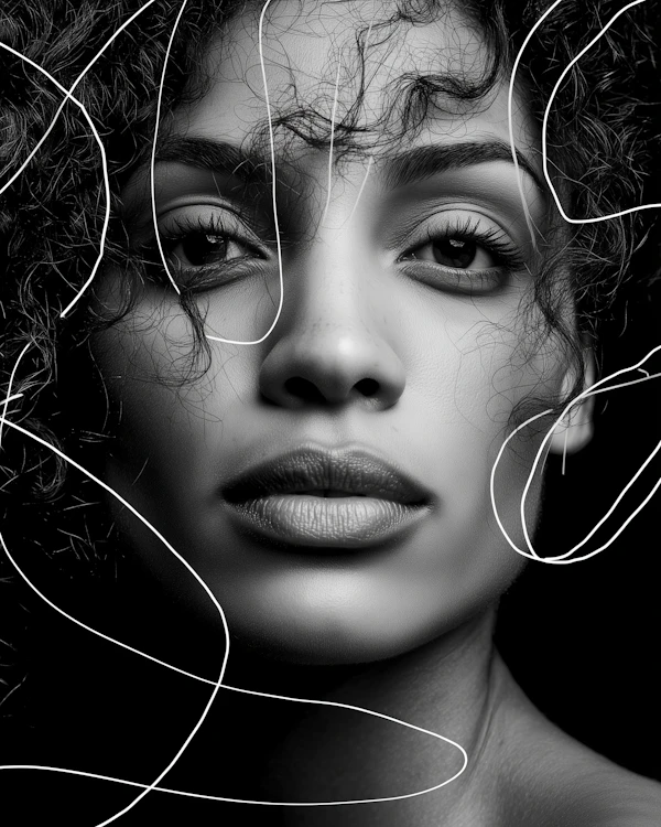 Black-and-White Portrait