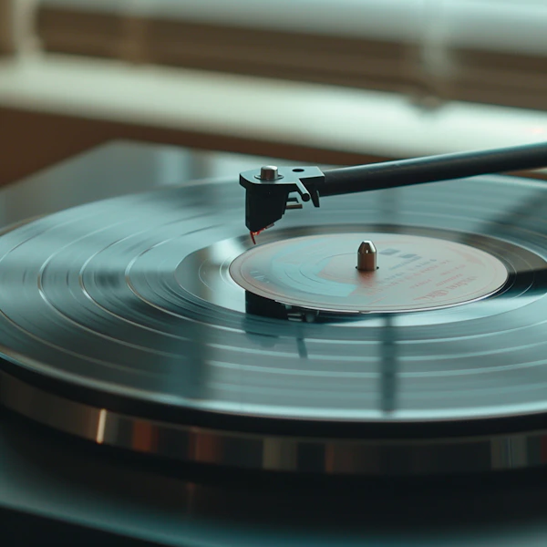 Vinyl Record on Turntable