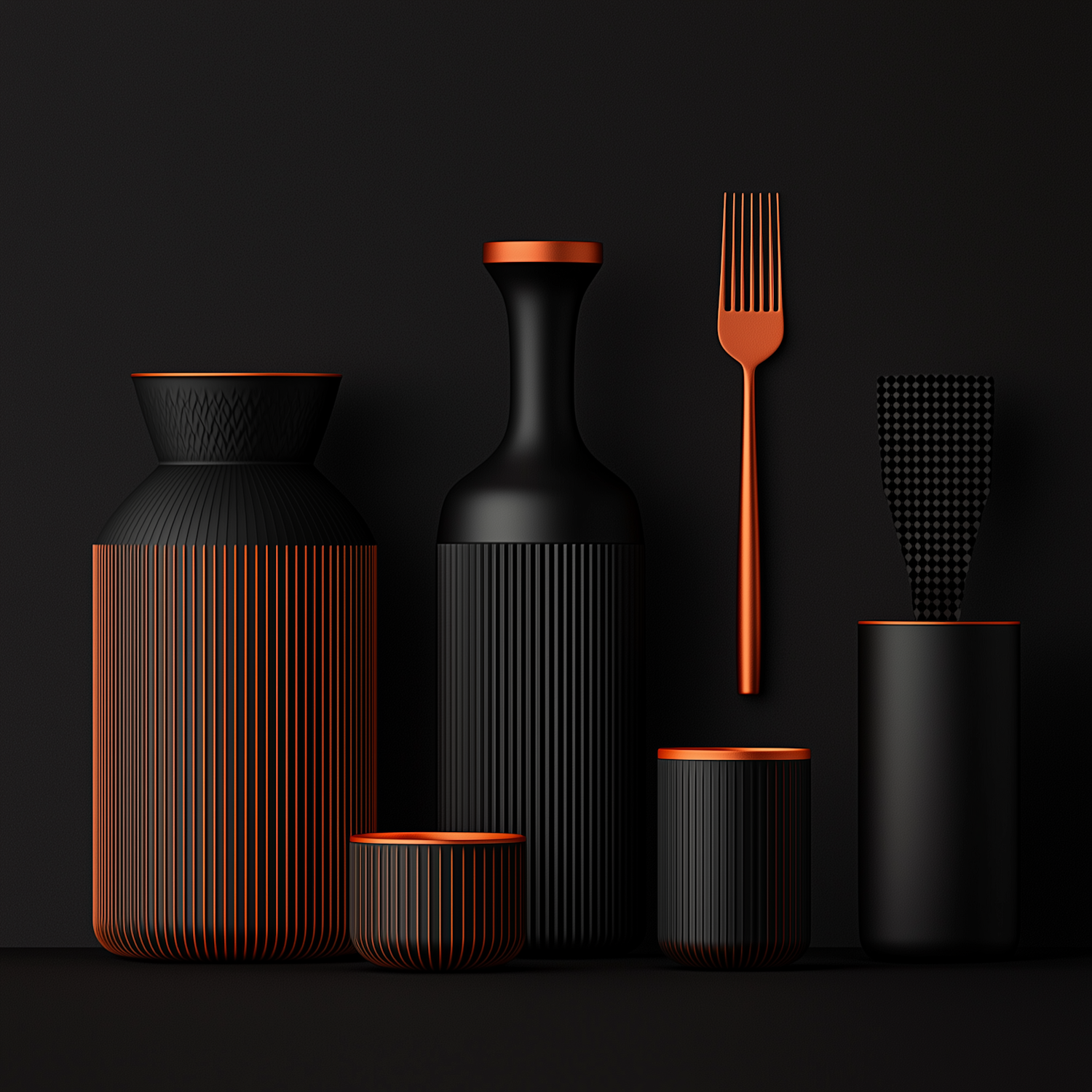 Modern Kitchen Utensils and Containers