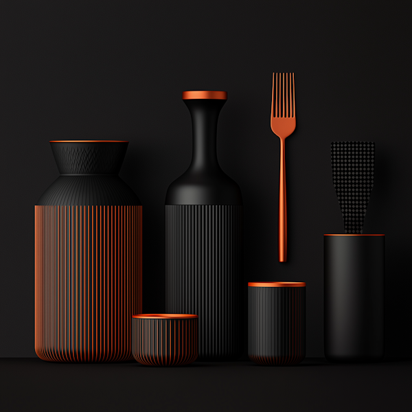 Modern Kitchen Utensils and Containers