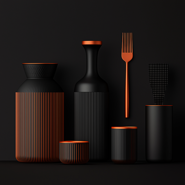 Modern Kitchen Utensils and Containers