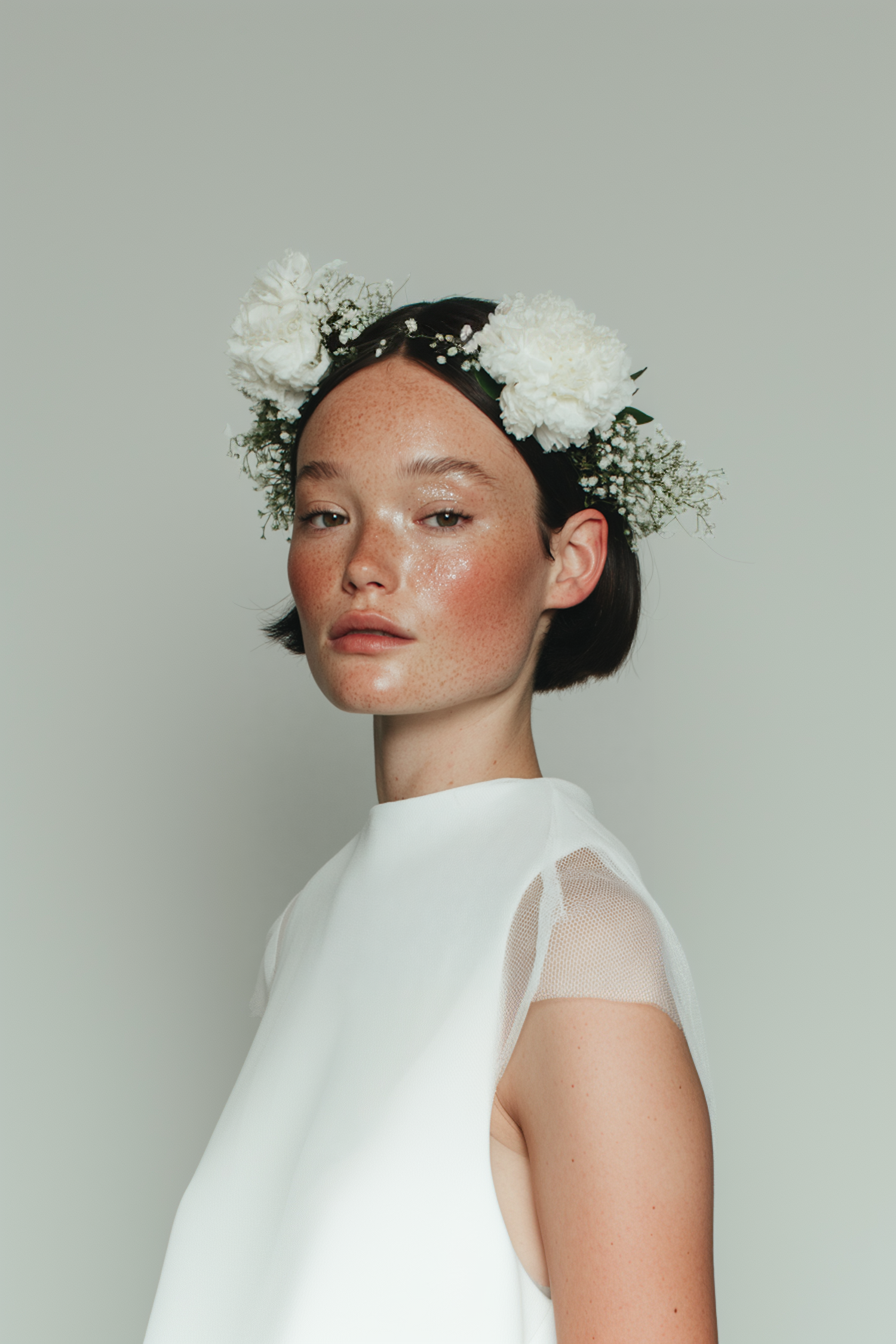 Elegant Floral Portrait