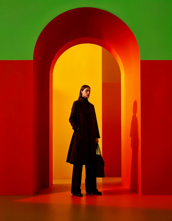 Geometric Fashion Scene