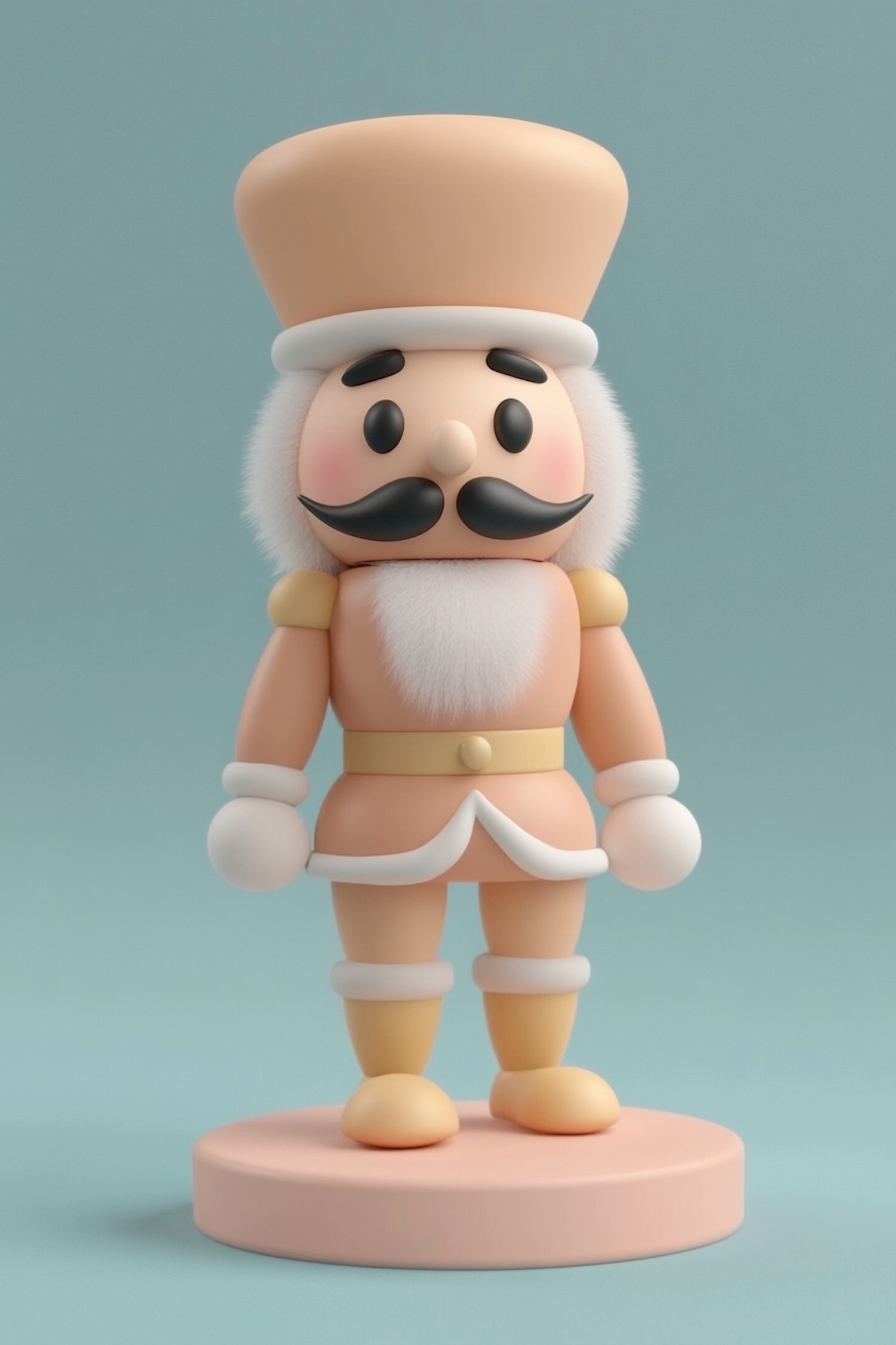 Cartoon Nutcracker Figure