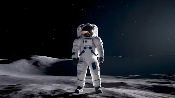 Astronaut on the Moon