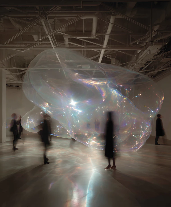 Iridescent Art Installation