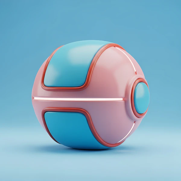 Futuristic Spherical Object
