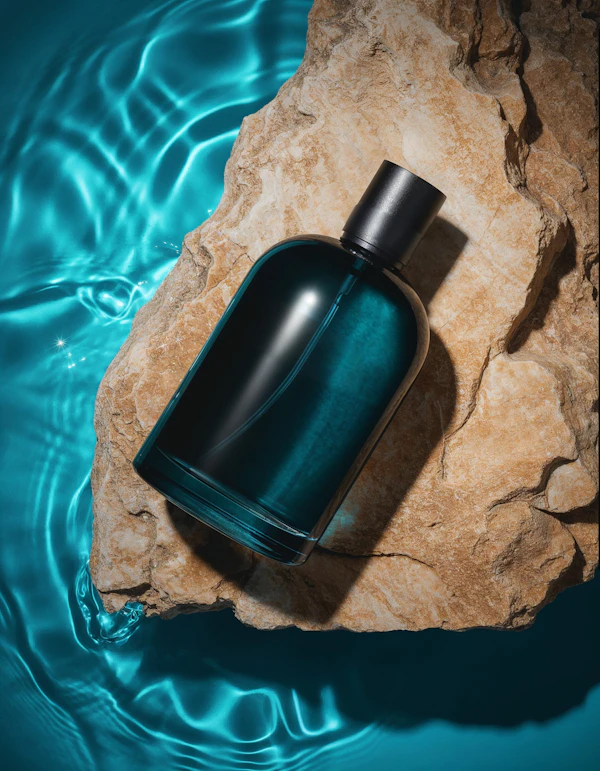 Elegant Glass Bottle Display