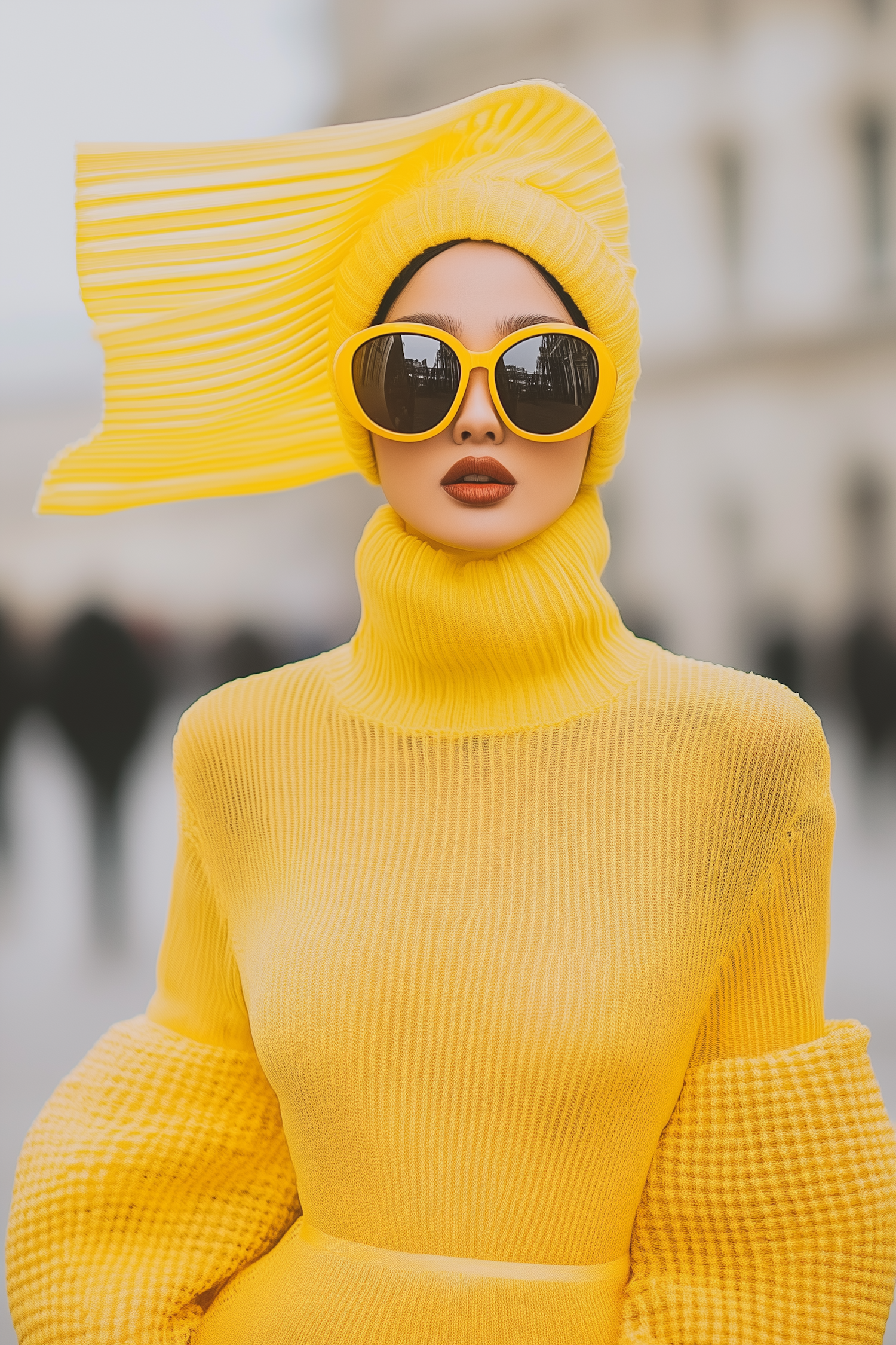 Bold Yellow Fashion Statement