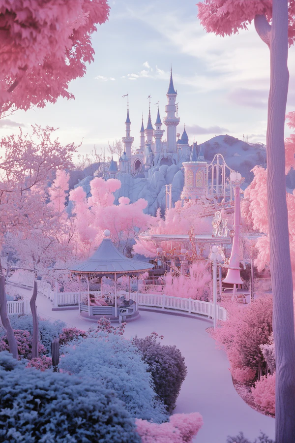 Whimsical Castle Scene