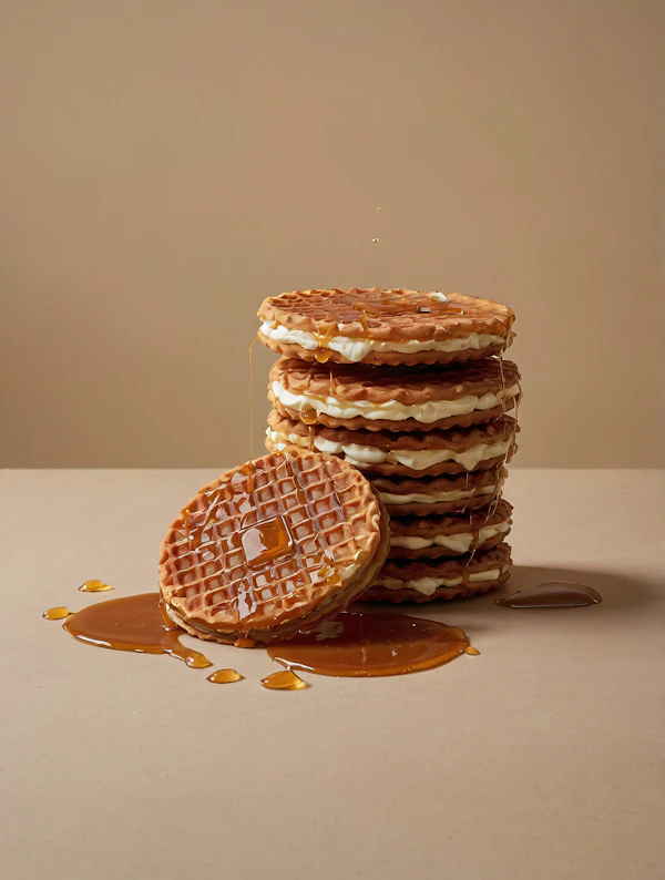 Golden Waffle Stack