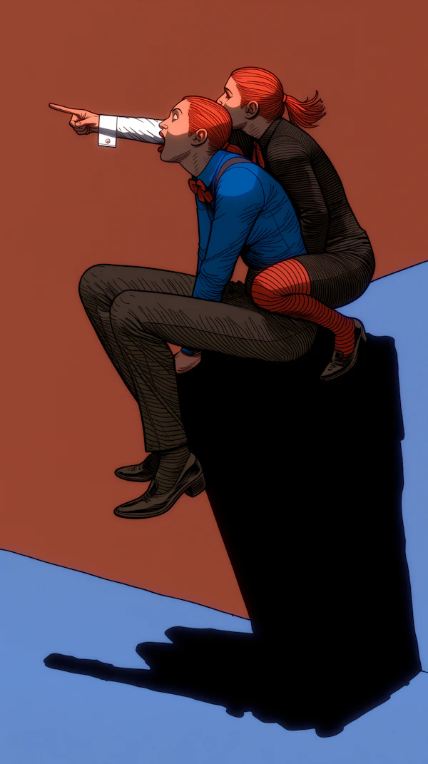 Dynamic Duo Illustration