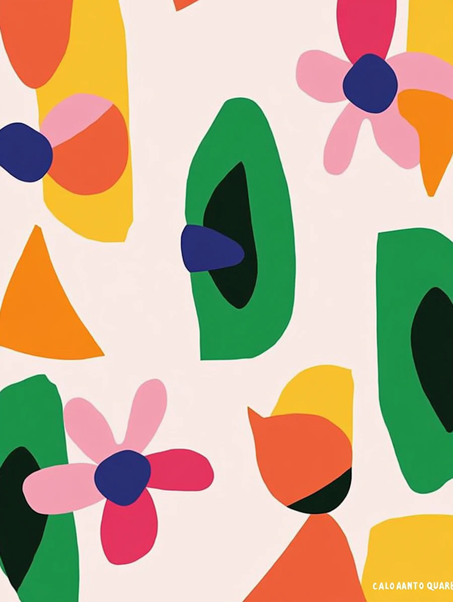 Vibrant Abstract Composition