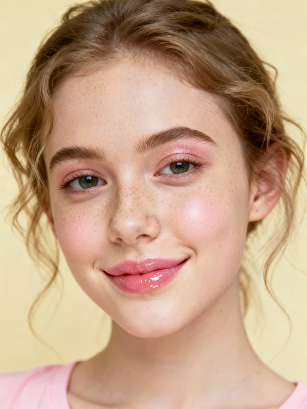 Freckled Beauty Portrait