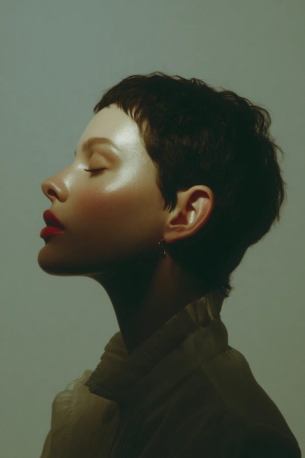 Serene Profile Portrait