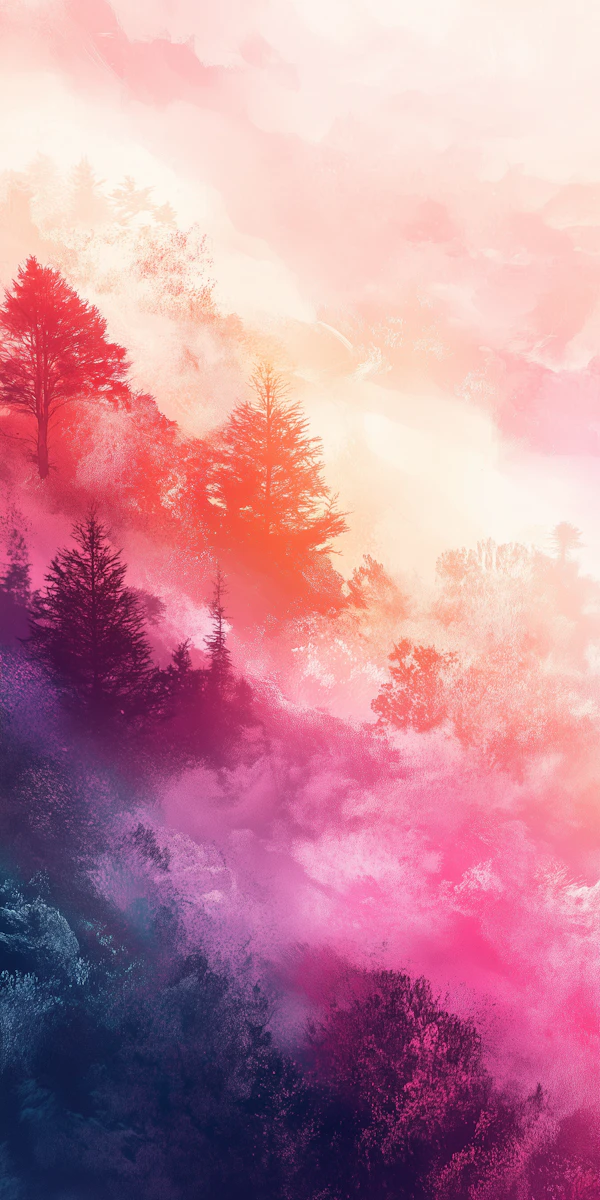 Dreamy Forest Landscape
