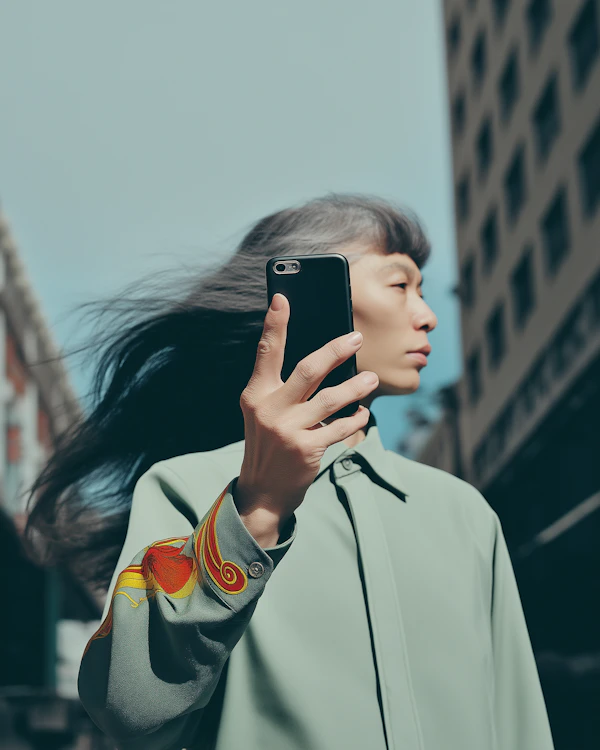 Woman Taking Selfie