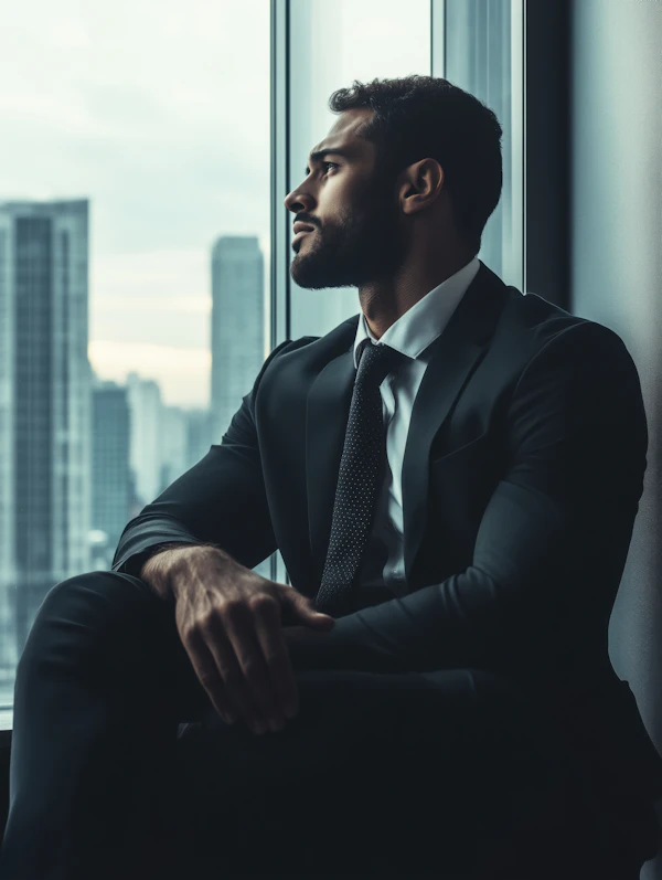 Man in Modern Office