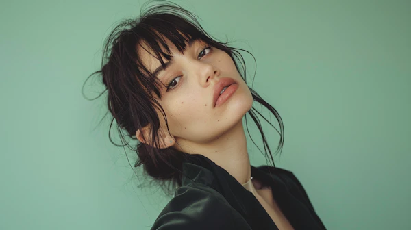 Serene Portrait of a Young Woman