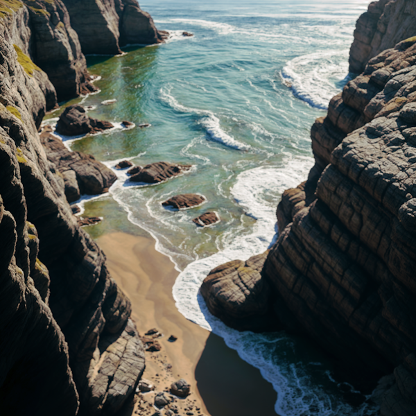 Coastal Cliffs and Ocean Surge