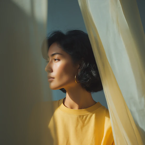 Thoughtful Window Gaze