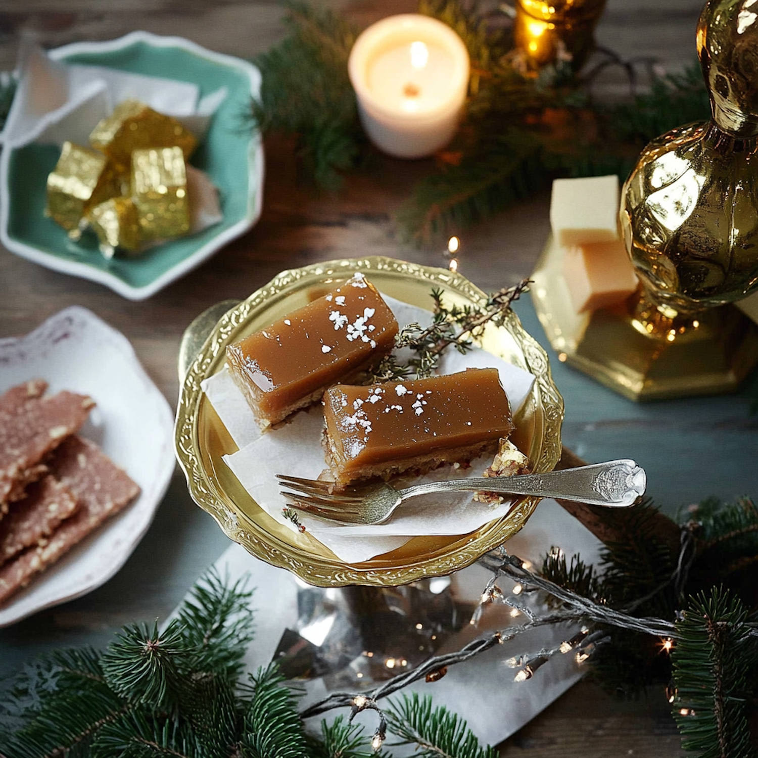 Elegant Dessert Setting