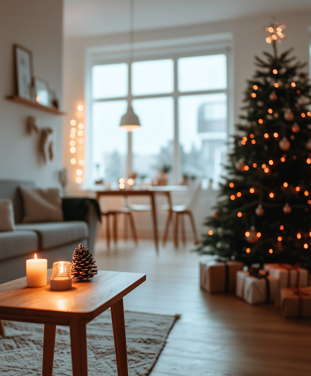 Cozy Christmas Living Room