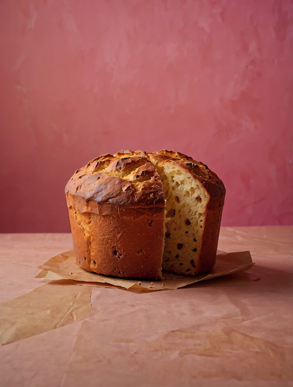 Golden Panettone Display