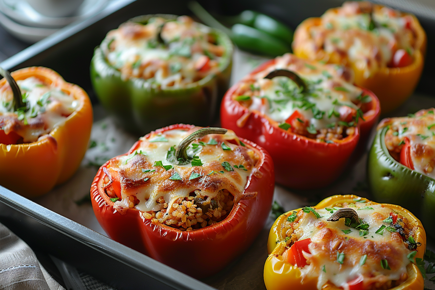 Stuffed Bell Peppers Delight