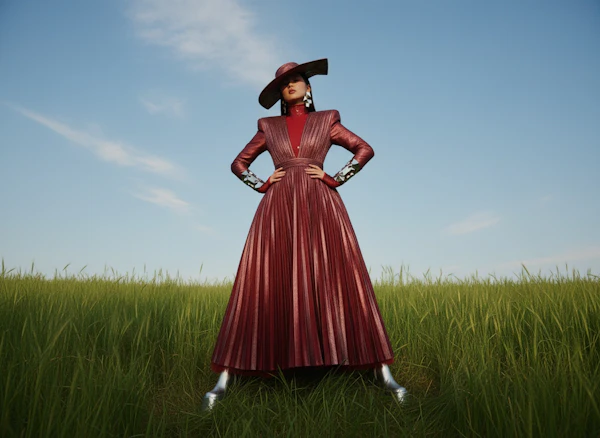 Stylish Field Portrait