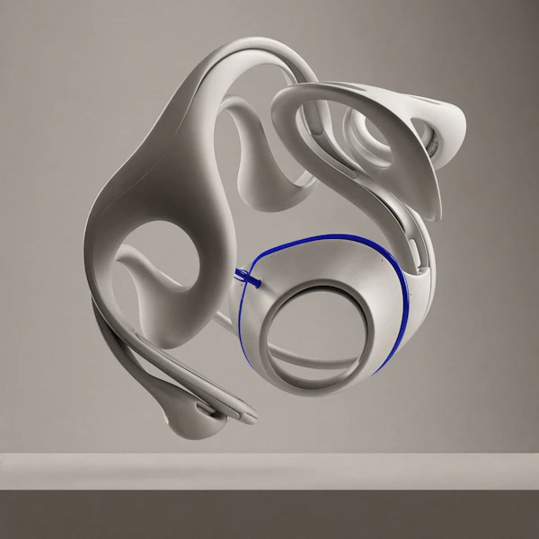 Abstract Flowing Sculpture
