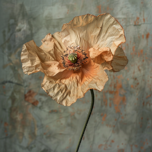 Serene Orange Poppy