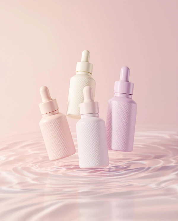 Pastel Dropper Bottles