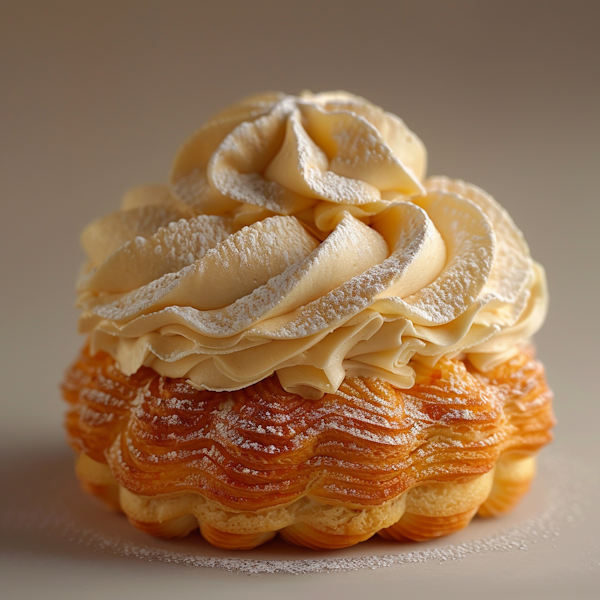 Close-up of Layered Pastry