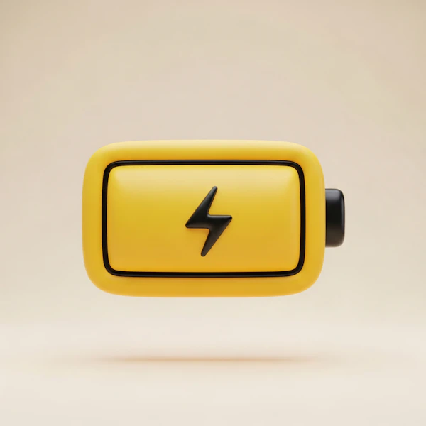 Yellow Power Icon