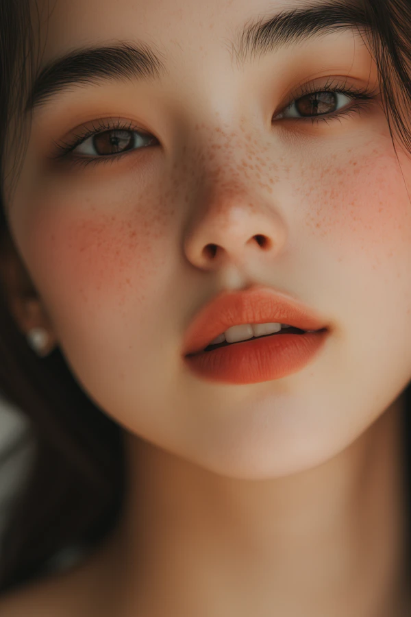 Freckled Beauty Portrait