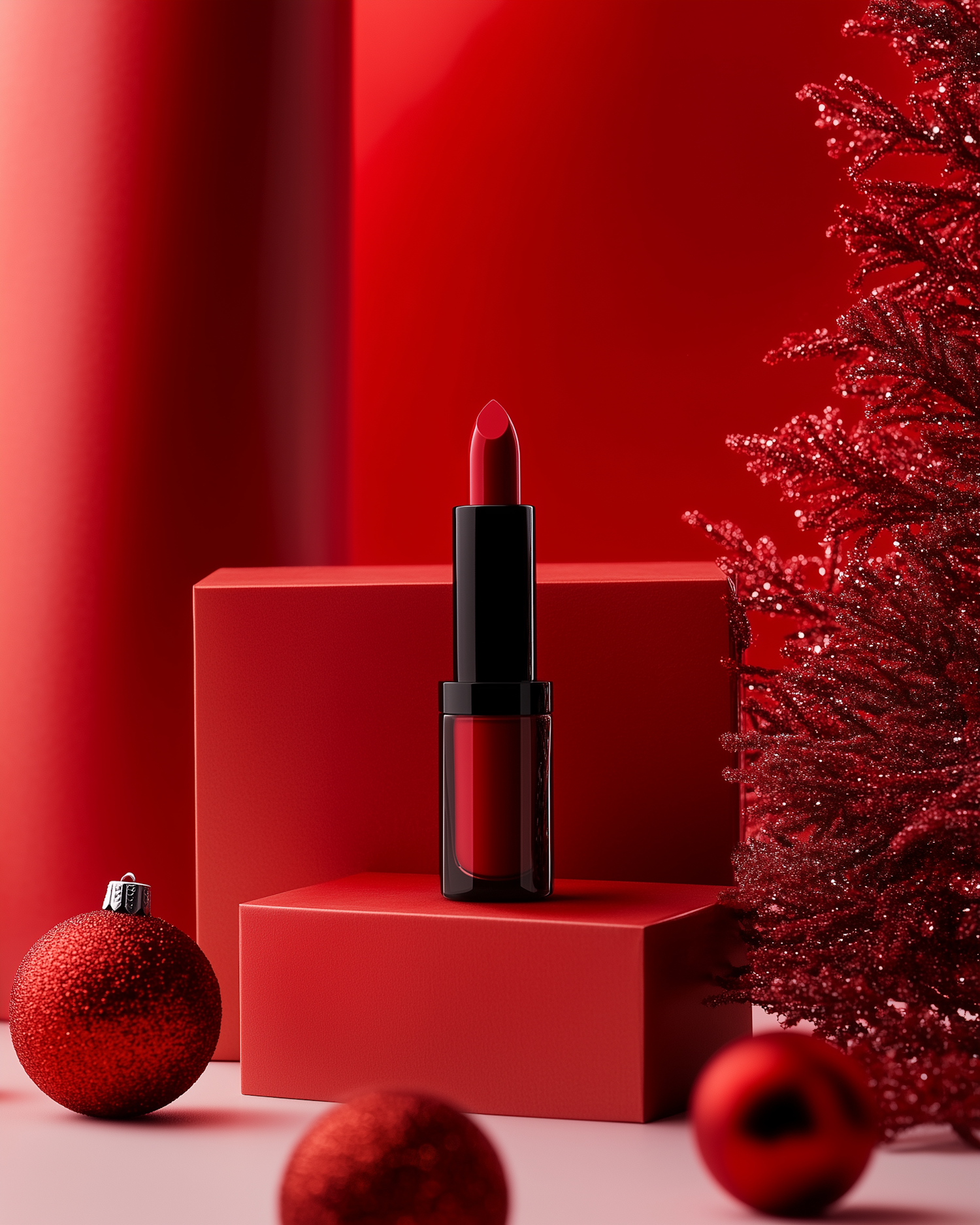 Red Lipstick Festive Arrangement